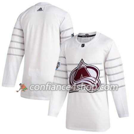 Adidas Maillot de Hockey Colorado Avalanche Blank Blanc 2020 NHL All-Star Authentic - Homme